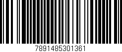 Código de barras (EAN, GTIN, SKU, ISBN): '7891485301361'