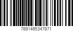 Código de barras (EAN, GTIN, SKU, ISBN): '7891485347871'