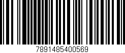 Código de barras (EAN, GTIN, SKU, ISBN): '7891485400569'