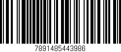 Código de barras (EAN, GTIN, SKU, ISBN): '7891485443986'