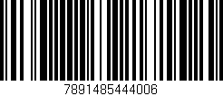 Código de barras (EAN, GTIN, SKU, ISBN): '7891485444006'