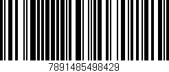 Código de barras (EAN, GTIN, SKU, ISBN): '7891485498429'