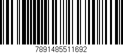 Código de barras (EAN, GTIN, SKU, ISBN): '7891485511692'