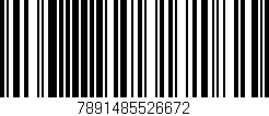 Código de barras (EAN, GTIN, SKU, ISBN): '7891485526672'