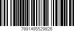 Código de barras (EAN, GTIN, SKU, ISBN): '7891485529826'