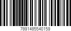 Código de barras (EAN, GTIN, SKU, ISBN): '7891485540159'