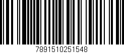 Código de barras (EAN, GTIN, SKU, ISBN): '7891510251548'