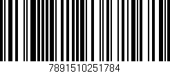 Código de barras (EAN, GTIN, SKU, ISBN): '7891510251784'