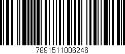 Código de barras (EAN, GTIN, SKU, ISBN): '7891511006246'