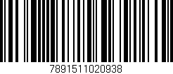 Código de barras (EAN, GTIN, SKU, ISBN): '7891511020938'