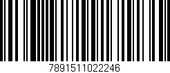 Código de barras (EAN, GTIN, SKU, ISBN): '7891511022246'