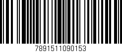 Código de barras (EAN, GTIN, SKU, ISBN): '7891511090153'