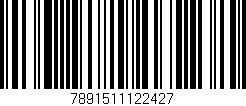 Código de barras (EAN, GTIN, SKU, ISBN): '7891511122427'