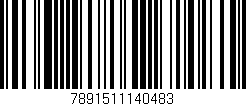 Código de barras (EAN, GTIN, SKU, ISBN): '7891511140483'