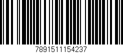 Código de barras (EAN, GTIN, SKU, ISBN): '7891511154237'