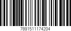 Código de barras (EAN, GTIN, SKU, ISBN): '7891511174204'