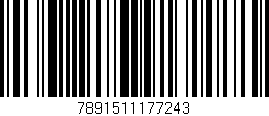 Código de barras (EAN, GTIN, SKU, ISBN): '7891511177243'