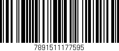 Código de barras (EAN, GTIN, SKU, ISBN): '7891511177595'