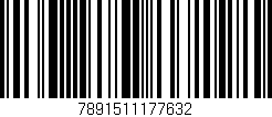 Código de barras (EAN, GTIN, SKU, ISBN): '7891511177632'