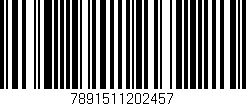 Código de barras (EAN, GTIN, SKU, ISBN): '7891511202457'