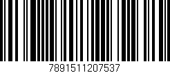 Código de barras (EAN, GTIN, SKU, ISBN): '7891511207537'