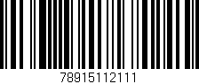 Código de barras (EAN, GTIN, SKU, ISBN): '78915112111'