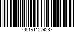 Código de barras (EAN, GTIN, SKU, ISBN): '7891511224367'