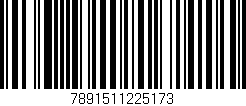 Código de barras (EAN, GTIN, SKU, ISBN): '7891511225173'