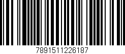 Código de barras (EAN, GTIN, SKU, ISBN): '7891511226187'