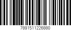 Código de barras (EAN, GTIN, SKU, ISBN): '7891511226880'