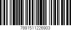 Código de barras (EAN, GTIN, SKU, ISBN): '7891511226903'