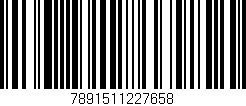 Código de barras (EAN, GTIN, SKU, ISBN): '7891511227658'