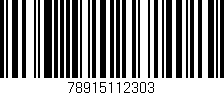 Código de barras (EAN, GTIN, SKU, ISBN): '78915112303'