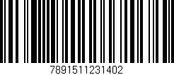 Código de barras (EAN, GTIN, SKU, ISBN): '7891511231402'