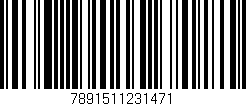 Código de barras (EAN, GTIN, SKU, ISBN): '7891511231471'