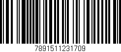 Código de barras (EAN, GTIN, SKU, ISBN): '7891511231709'