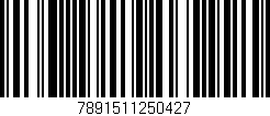 Código de barras (EAN, GTIN, SKU, ISBN): '7891511250427'