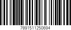 Código de barras (EAN, GTIN, SKU, ISBN): '7891511250694'