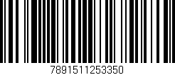 Código de barras (EAN, GTIN, SKU, ISBN): '7891511253350'