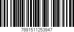 Código de barras (EAN, GTIN, SKU, ISBN): '7891511253947'