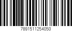 Código de barras (EAN, GTIN, SKU, ISBN): '7891511254050'