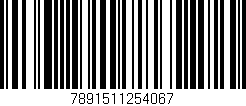 Código de barras (EAN, GTIN, SKU, ISBN): '7891511254067'