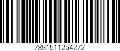 Código de barras (EAN, GTIN, SKU, ISBN): '7891511254272'