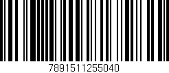 Código de barras (EAN, GTIN, SKU, ISBN): '7891511255040'