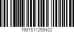 Código de barras (EAN, GTIN, SKU, ISBN): '7891511255422'