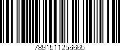 Código de barras (EAN, GTIN, SKU, ISBN): '7891511256665'