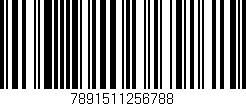 Código de barras (EAN, GTIN, SKU, ISBN): '7891511256788'