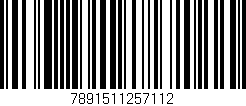 Código de barras (EAN, GTIN, SKU, ISBN): '7891511257112'