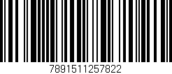 Código de barras (EAN, GTIN, SKU, ISBN): '7891511257822'