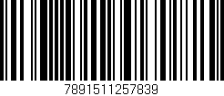 Código de barras (EAN, GTIN, SKU, ISBN): '7891511257839'